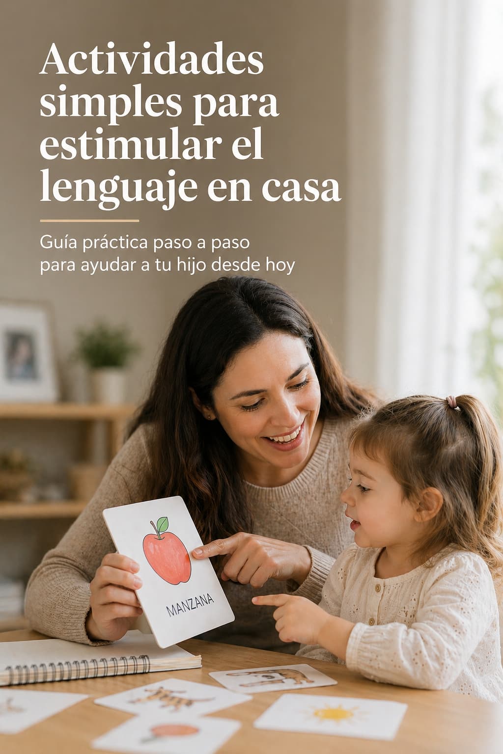 Mi hijo no habla: qué hacer en casa (2–3 años)-
Guía simple con actividades prácticas para ayudarlo a empezar a hablar sin estrés